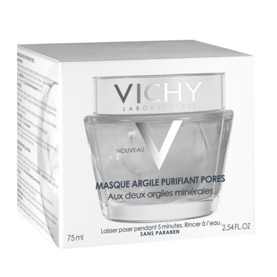 Vichy - Maschera Argilla Purificante 75ml - Maschera Viso Vichy per una pelle purificata e levigata