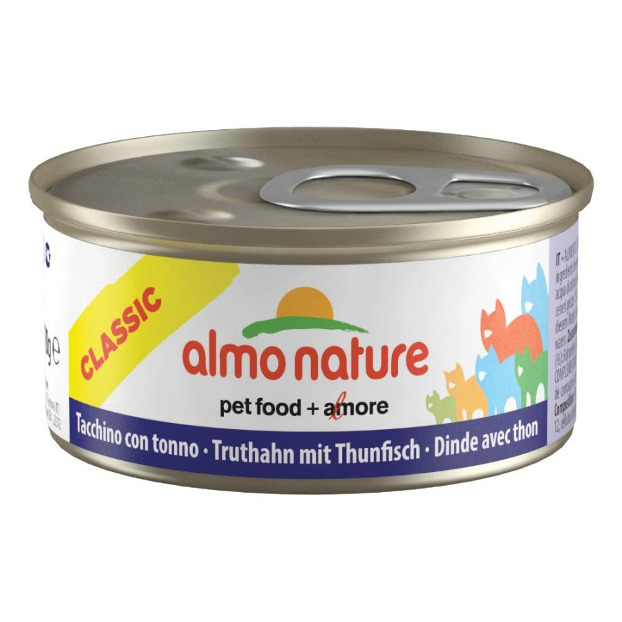 ALMO NATURE GATTO CLASSIC TACCHINO TONNO 70GR (lattina)