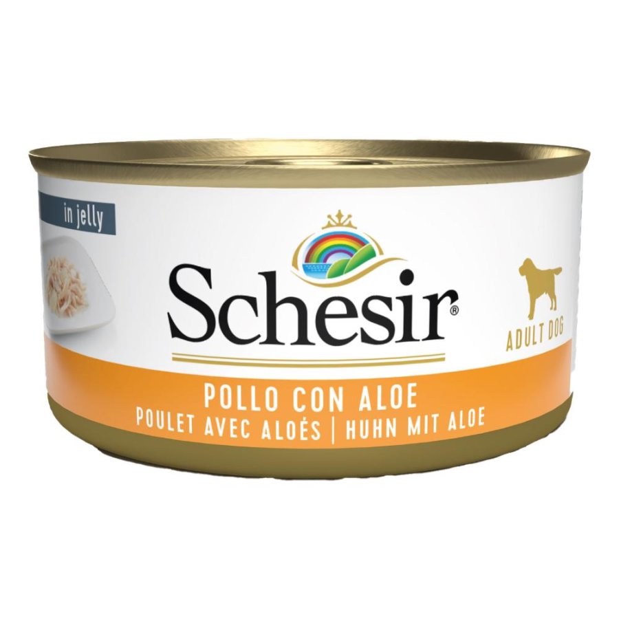 SCHESIR CANE JELLY POLLO ALOE 150GR (lattina)
