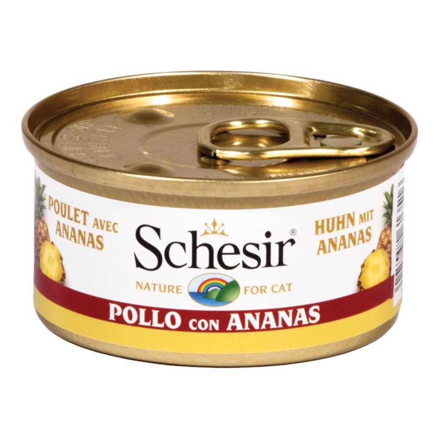 SCHESIR GATTO FRUIT POLLO ANANAS 75GR (lattina)
