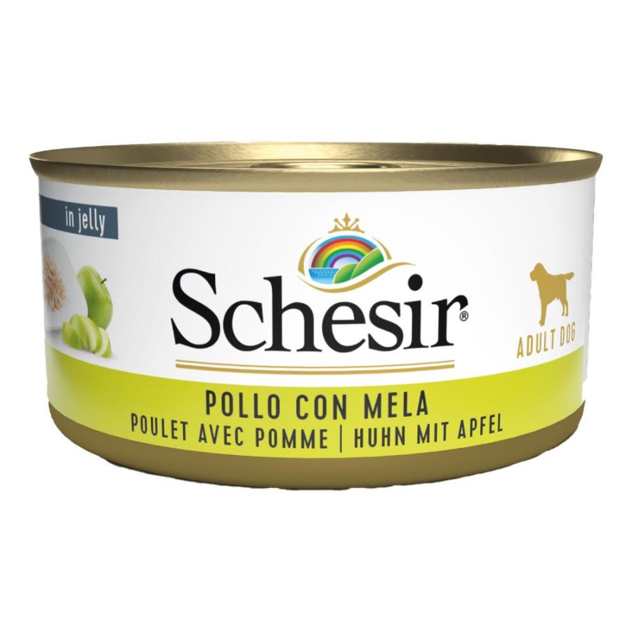 SCHESIR CANE FRUIT POLLO MELA 150GR (lattina)