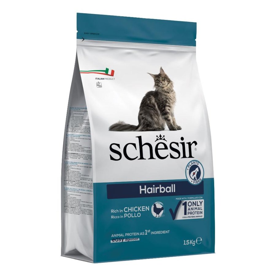 SCHESIR GATTO HAIRBALL POLLO 1,5KG