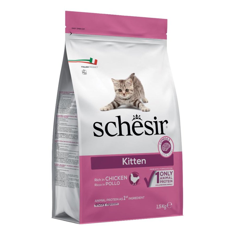 SCHESIR GATTO KITTEN POLLO 1,5KG