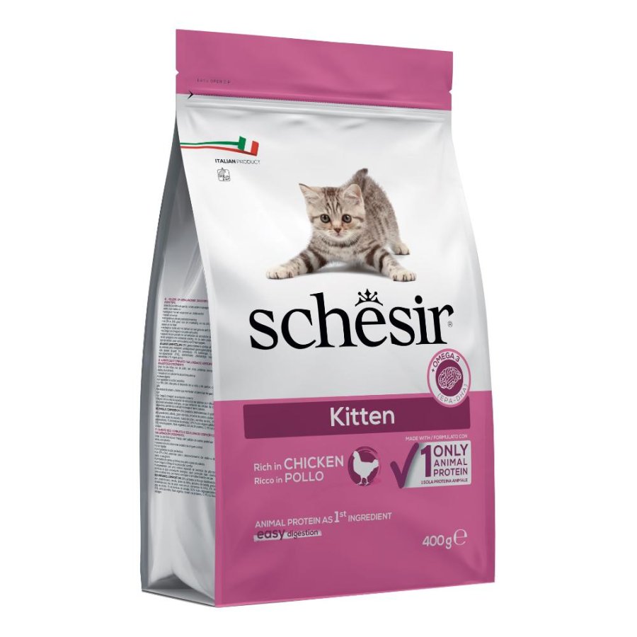 SCHESIR GATTO KITTEN POLLO 400GR