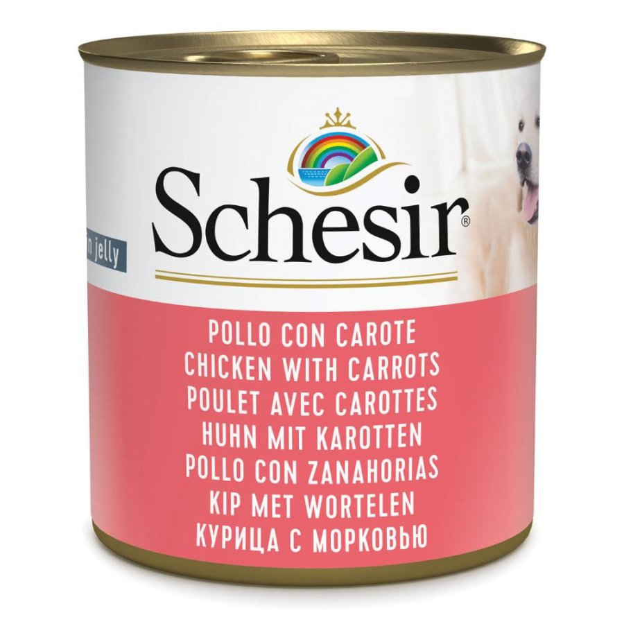 SCHESIR CANE JELLY POLLO CAROTE 285GR (lattina)