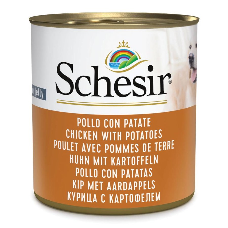 SCHESIR CANE JELLY POLLO PATATE 285GR (lattina)