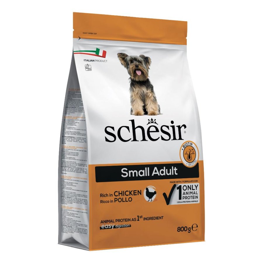 SCHESIR CANE MANTENIMENTO SMALL ADULT POLLO 800GR