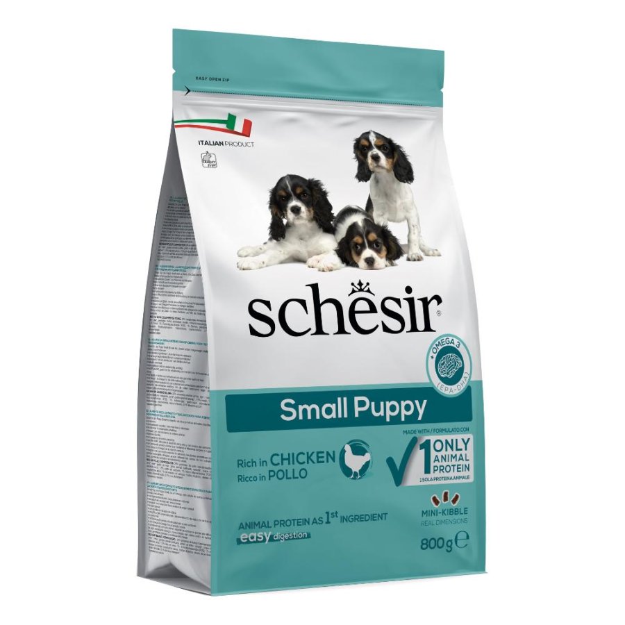 SCHESIR CANE SMALL PUPPY POLLO 800GR