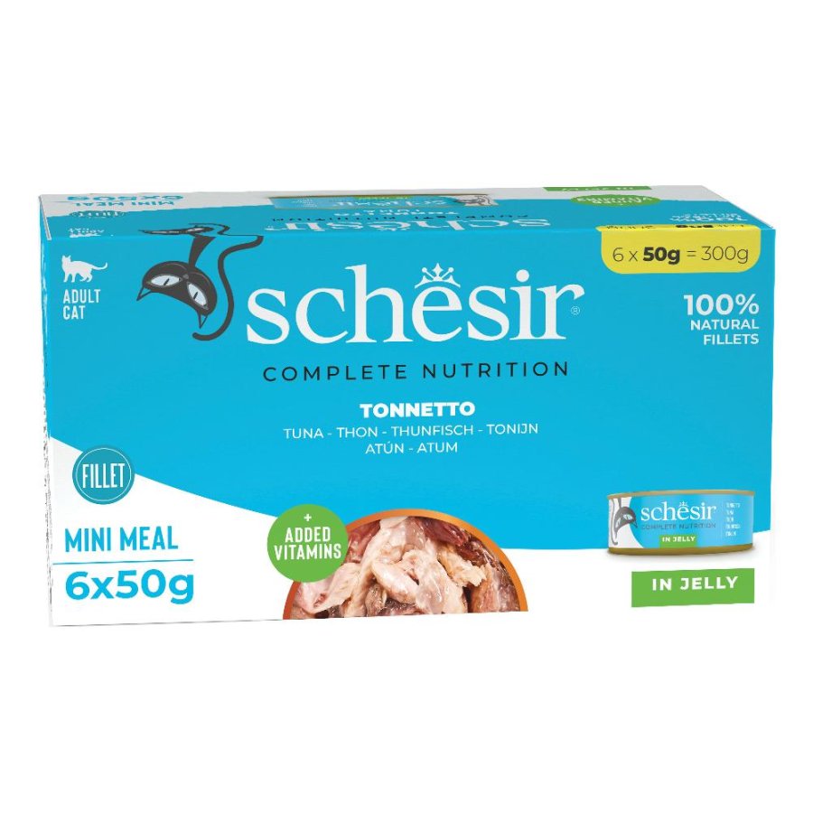 SCHESIR GATTO JELLY TONNETTO 6x50GR (bustina) MULTIPACK