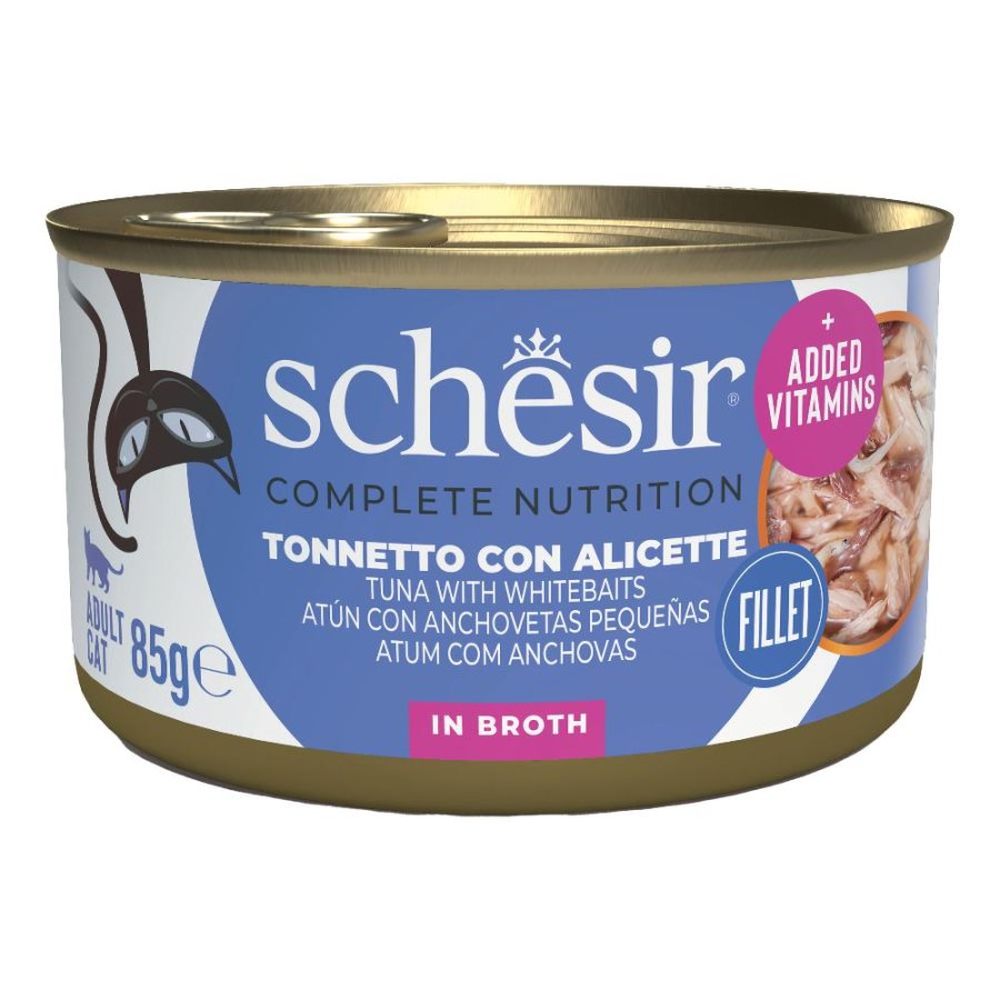 SCHESIR GATTO BRODO DI COTTURA TONNETTO ALICETTE 85GR (lattina)