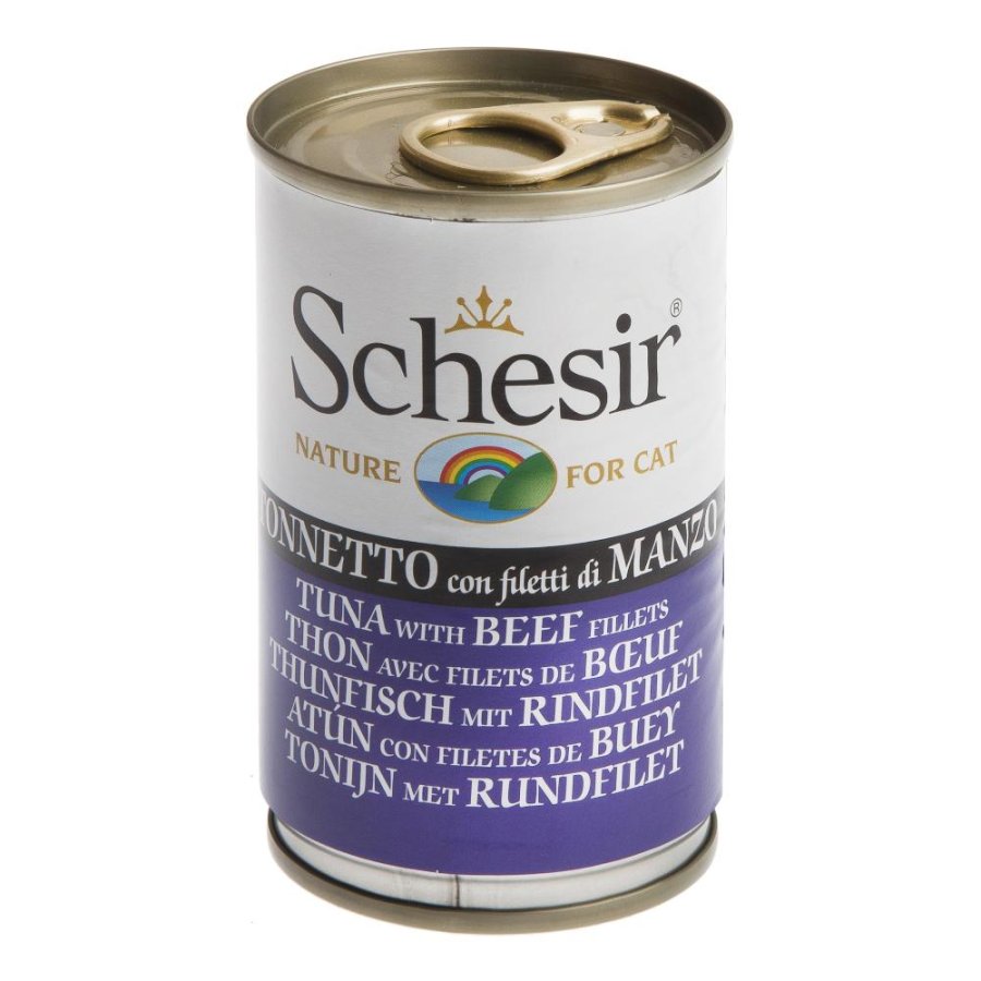 SCHESIR GATTO JELLY TONNETTO MANZO 140GR (lattina)