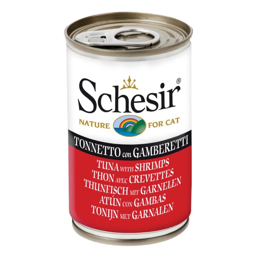SCHESIR GATTO JELLY TONNETTO GAMBERETTI 140GR (lattina)