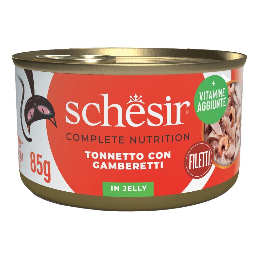 SCHESIR GATTO JELLY TONNETTO GAMBERETTI 85GR (lattina)