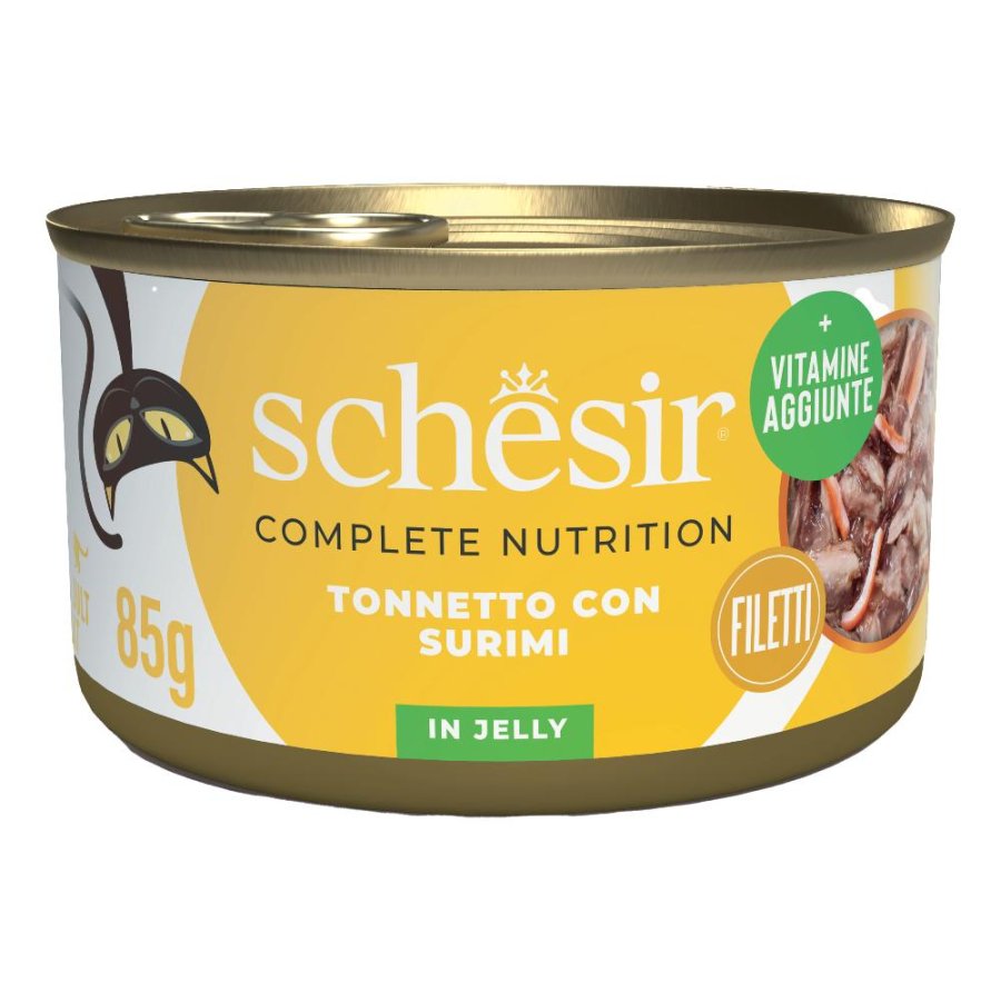 SCHESIR GATTO JELLY TONNETTO SURIMI 85GR (lattina)