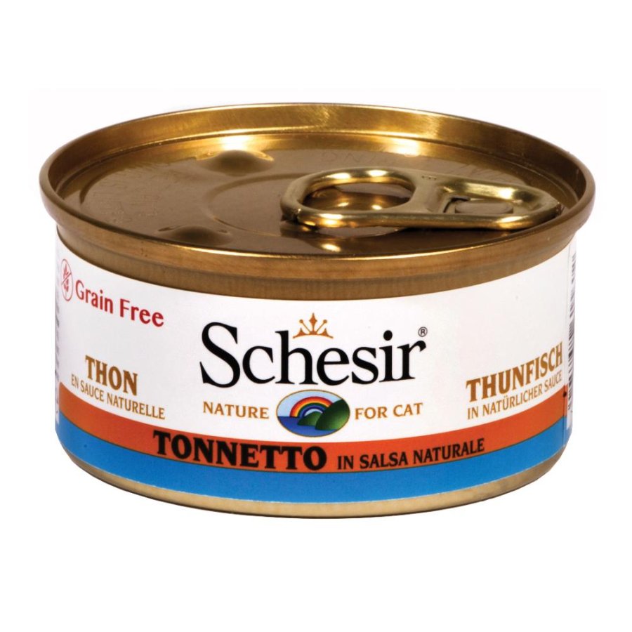 SCHESIR GATTO SALSA NATURALE TONNETTO 70GR (lattina)