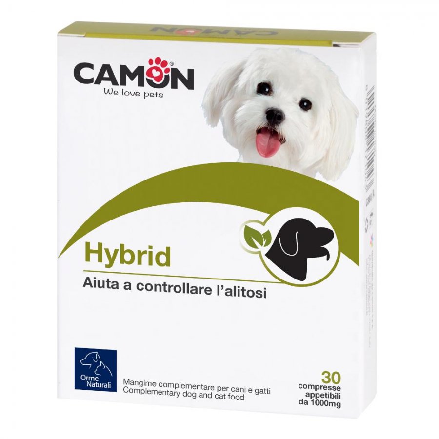 Hybrid Mangime Complementare per Cani e Gatti 30 Compresse - Integratore Multifunzionale per Animali Domestici