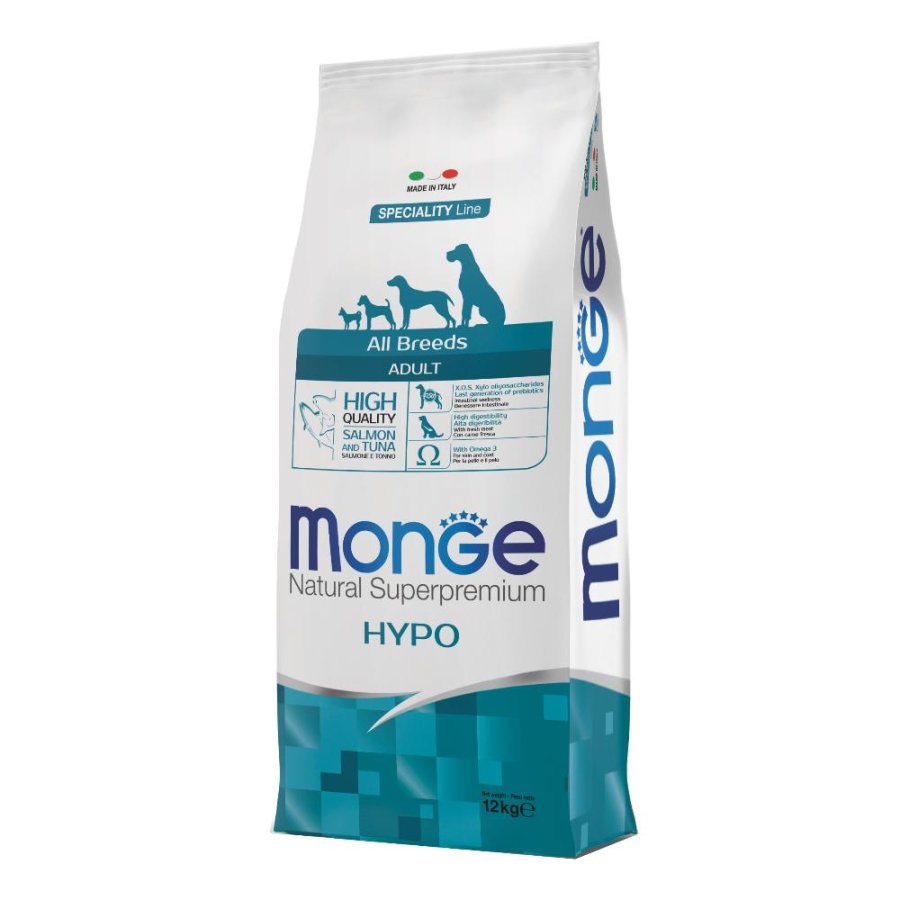 MONGE CAN ALLBRE HYPOAL SAL/TON12KG