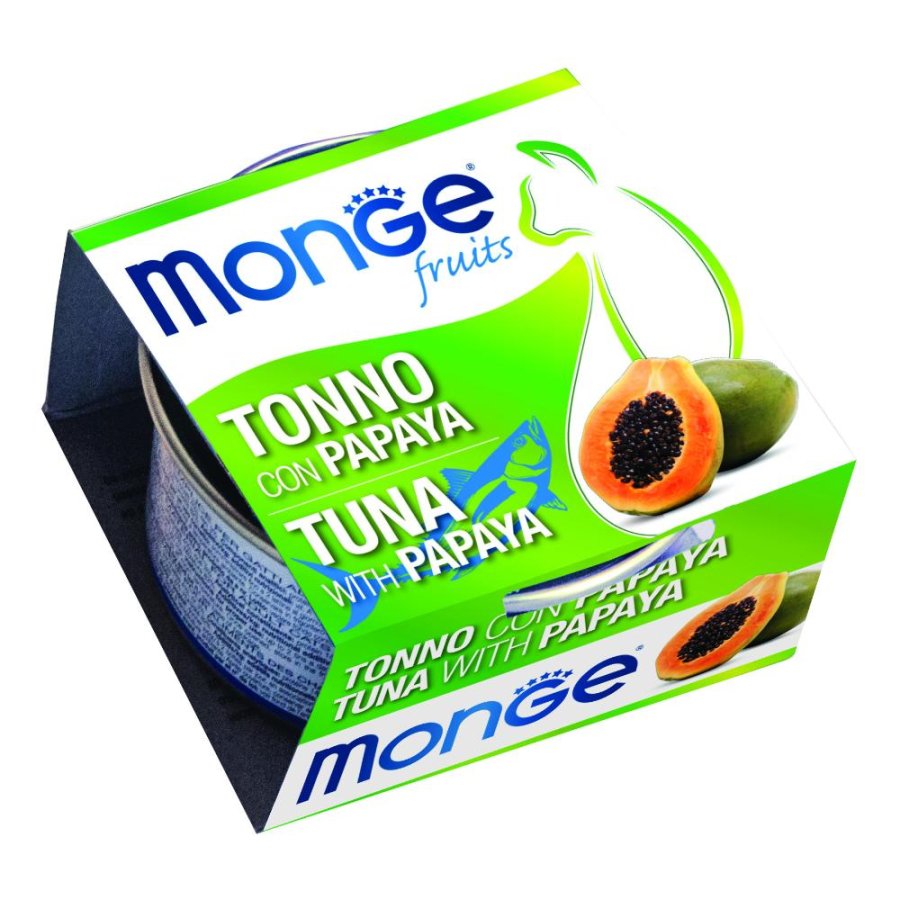 MONGE GATTO FRUIT TONNO PAPAYA 80GR (lattina)
