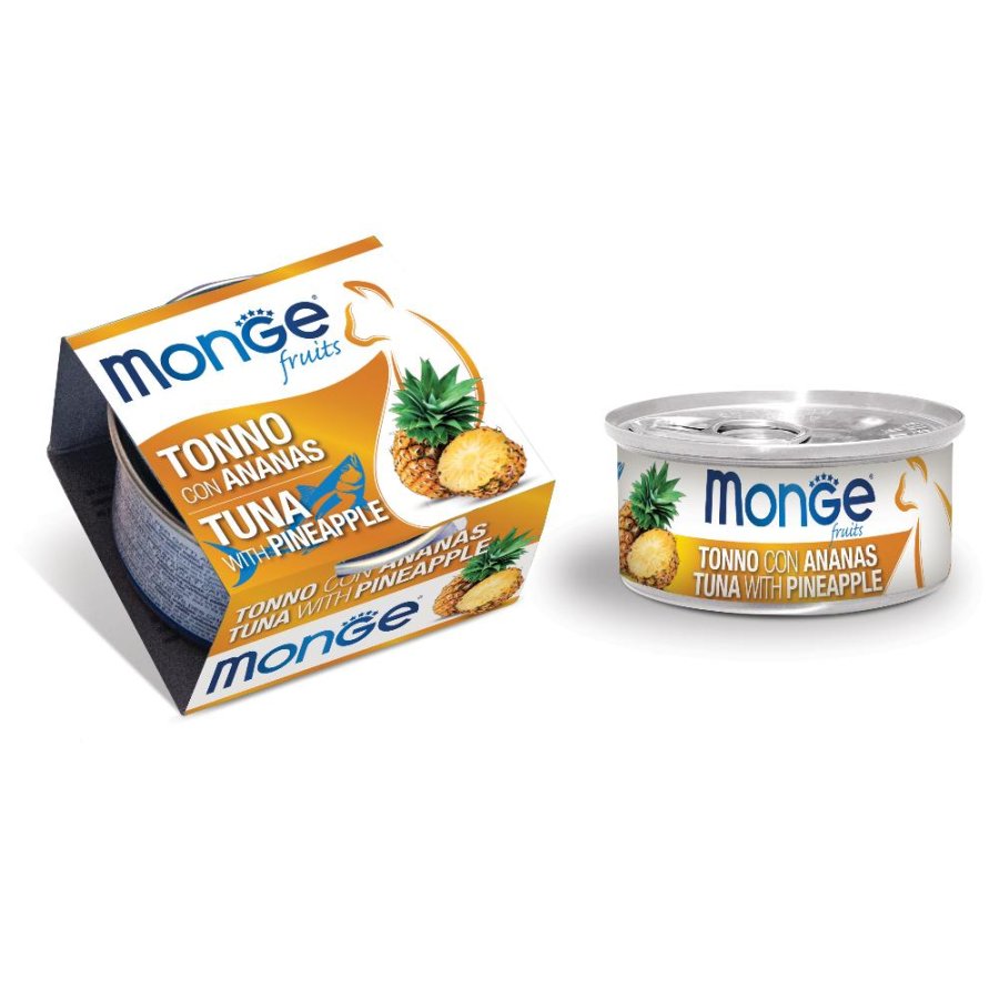 MONGE GATTO FRUIT TONNO ANANAS 80GR (lattina)