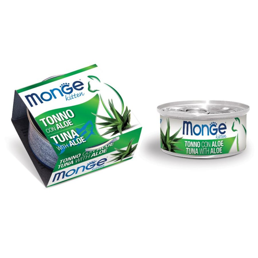 MONGE GATTO KITTEN TONNO ALOE 80GR (lattina)