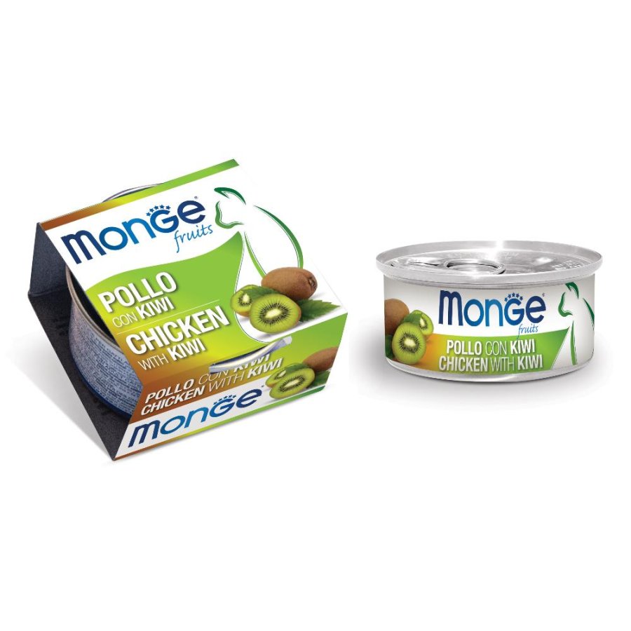 MONGE GATTO FRUIT POLLO KIWI 80GR (lattina)
