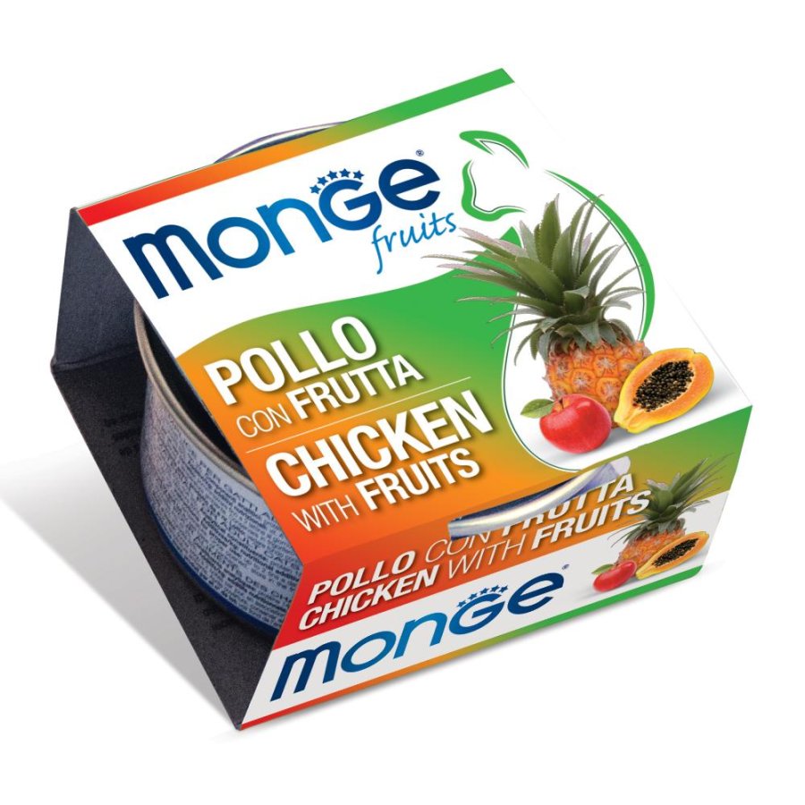 MONGE GATTO FRUIT POLLO FRUTTA 80GR (lattina)