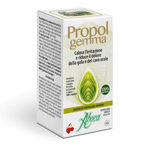 Aboca - Propolgemma Compresse Orosolubili Bambini - Flacone da 45 compresse