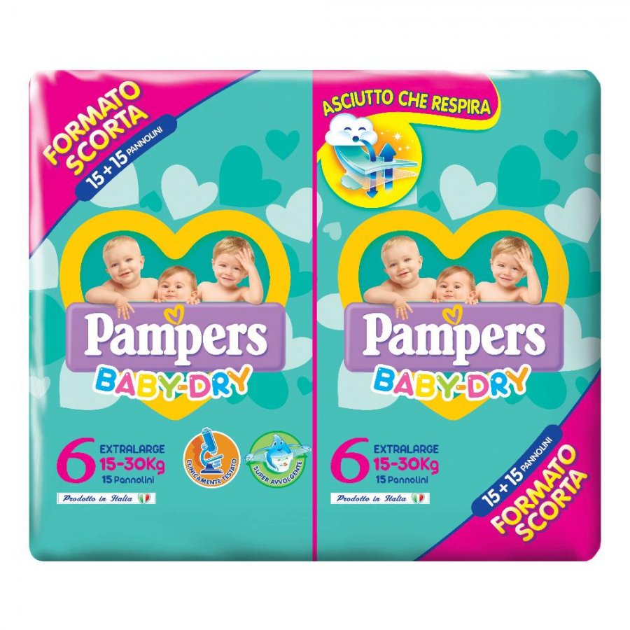 Pampers Baby Dry XL 30 Pezzi
