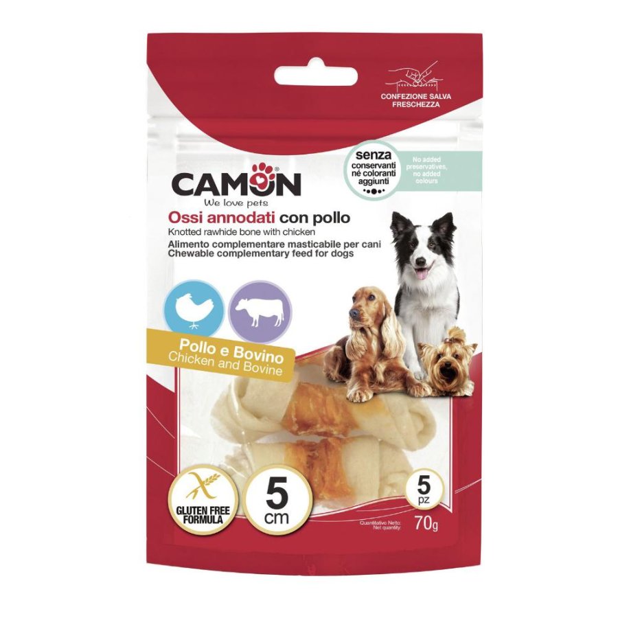 CAMON CANE SNACK TREATS INVOLTINI POLLO BOVINO 80GR