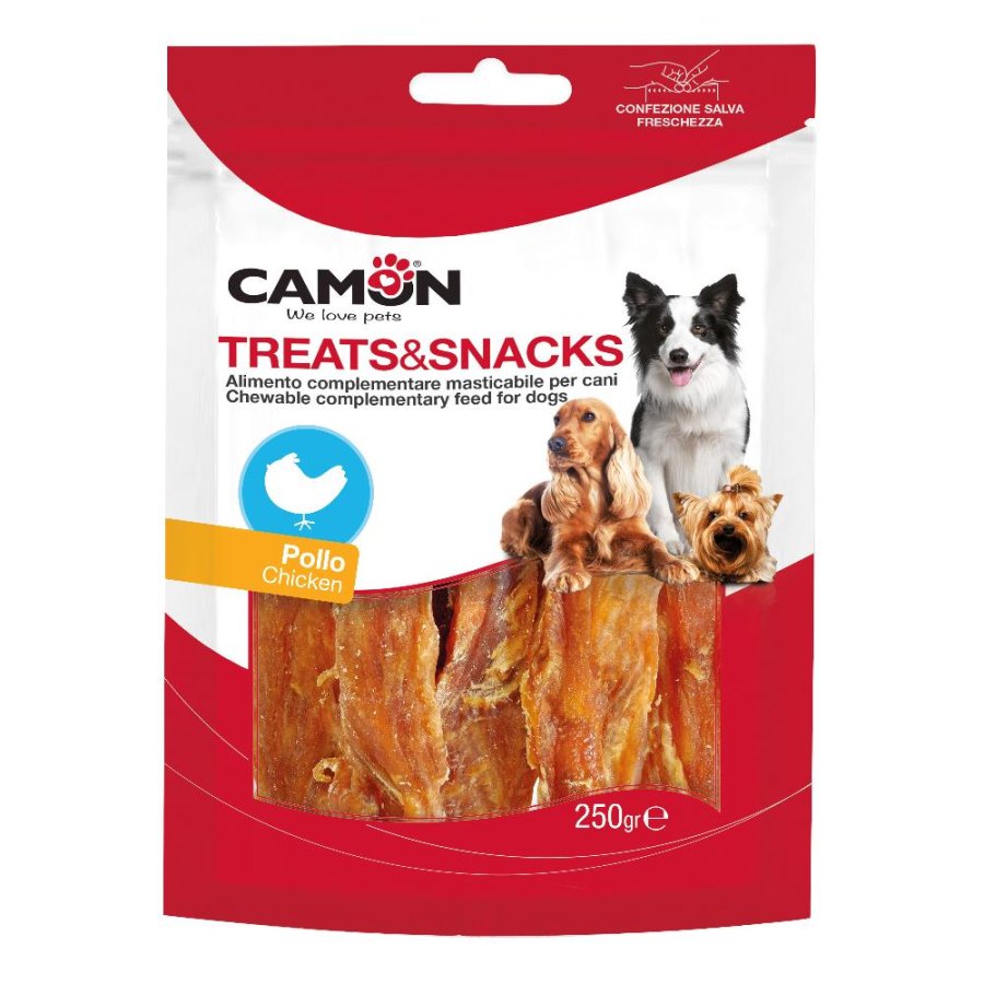 CAMON CANE SNACK TREATS BONES POLLO 250GR