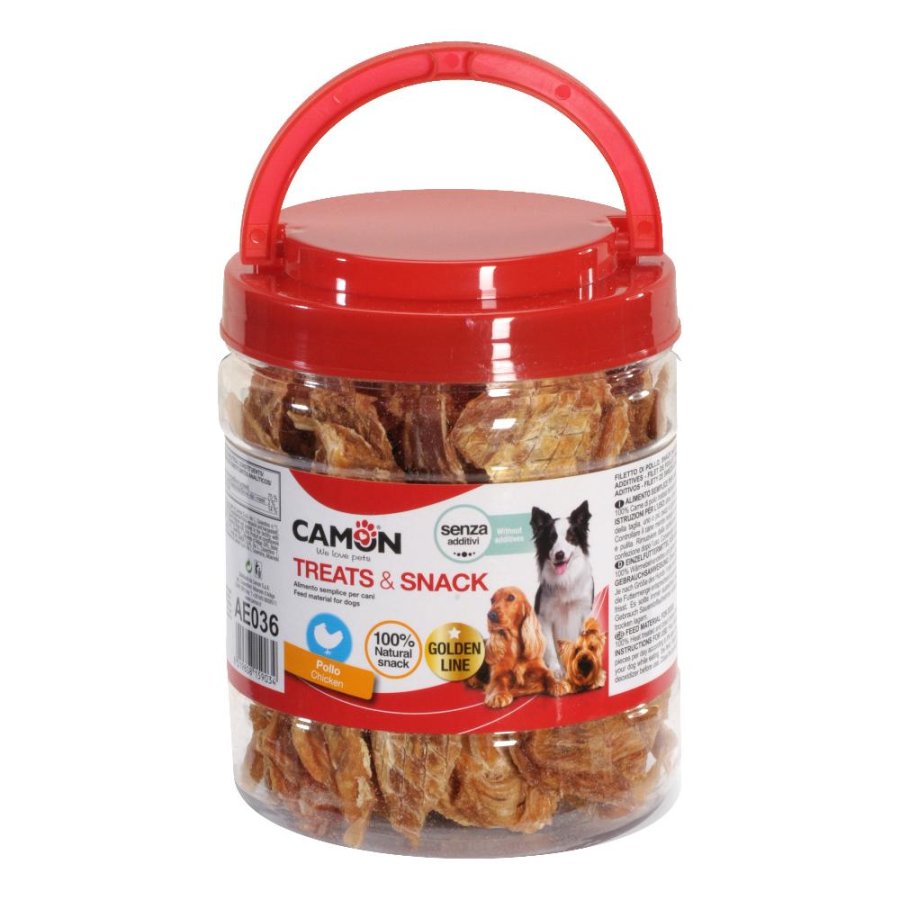 CAMON CANE SNACK TREATS FILETTI POLLO 500GR