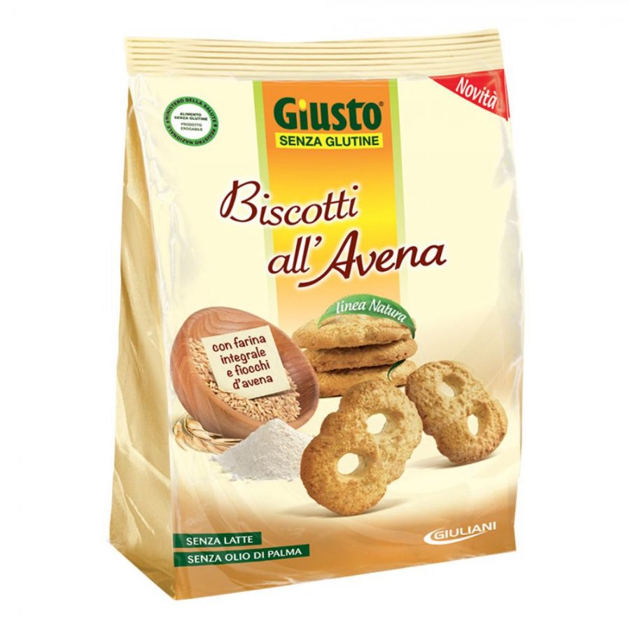 Giusto - Senza Glutine Biscotti All'Avena 250g