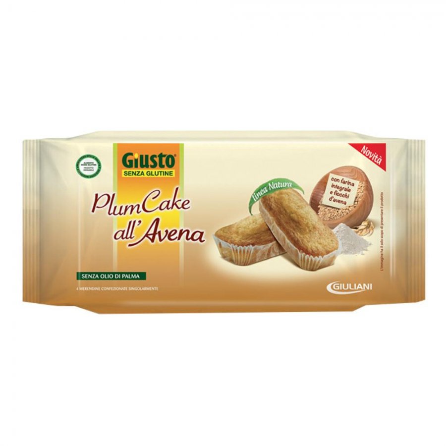 GIUSTO S/G Plumcake Avena 4x45g