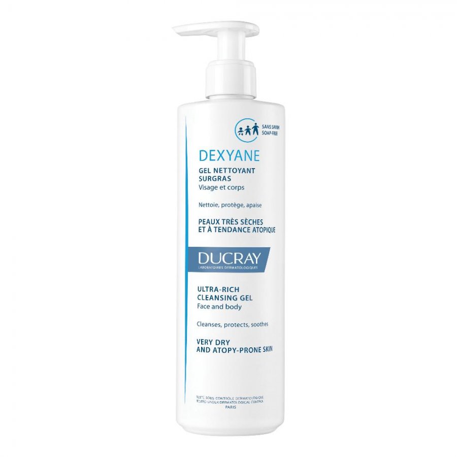Dexyane Detergente 400ml - Detergente Lenitivo per Pelle Sensibile e Irritata