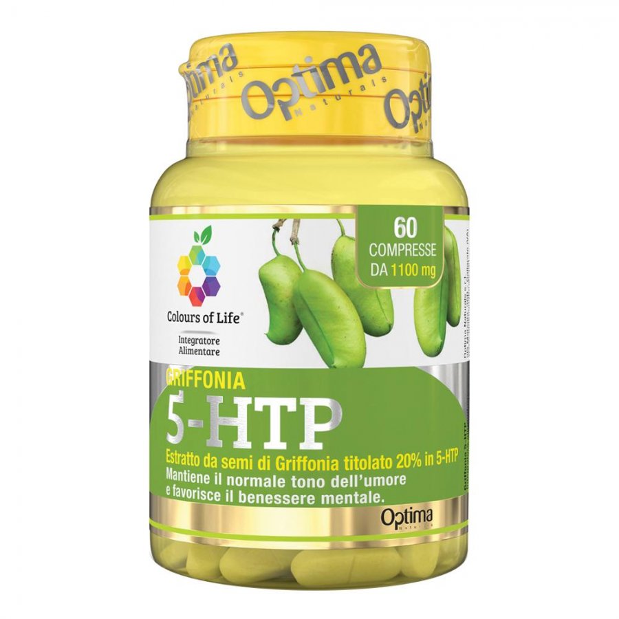 Griffonia 5-HTP - 60 Compresse da 1100 mg -  il Tono dell'Umore e il Sonno Tranquillo