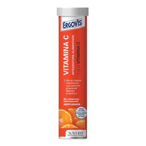 Ergovis Vit C 1000mg 20 Compresse Effervescenti