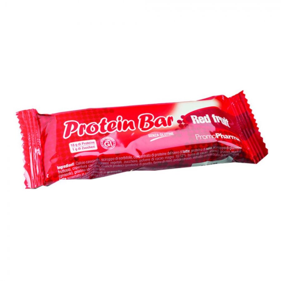 Protein Bar 45g Gusto Frutti Rossi, Barretta Proteica Gustosa e Nutriente