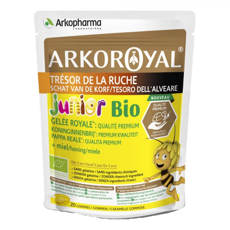 Arkoroyal Junior Bio 20 Caramelle Gommose - Integratore con Pappa Reale