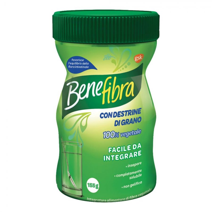 Benefibra - Integratore alimentare in polvere per l'equilibrio della flora intestinale 155 g
