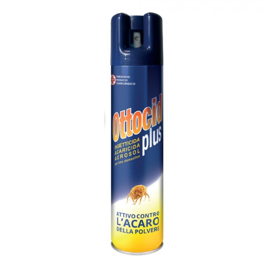 Ottocid Plus - Spray Antiacari 300 ml - Protezione per il tuo Ambiente Domestico