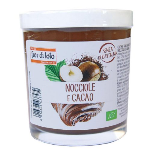 Il fior di loto - Crema cacao e nocciola bio 200 g
