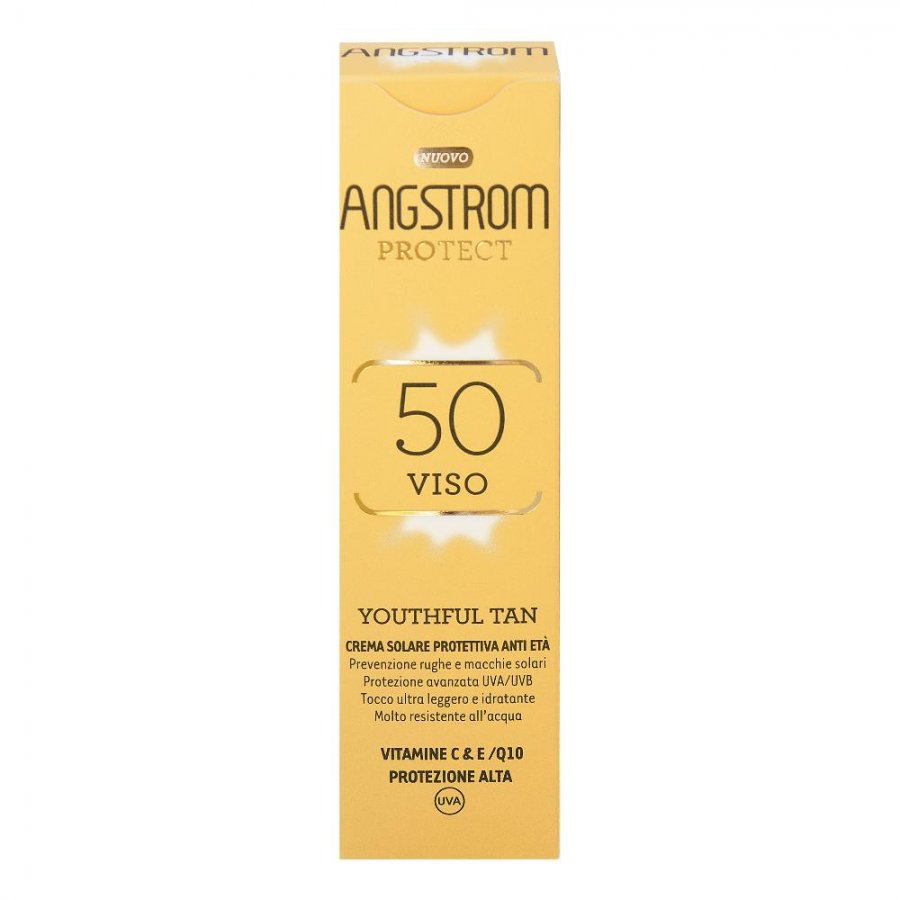 Angstrom Protect - Crema Solare Viso SPF 50+ 40ml - Protezione Solare e Cura della Pelle per il Viso