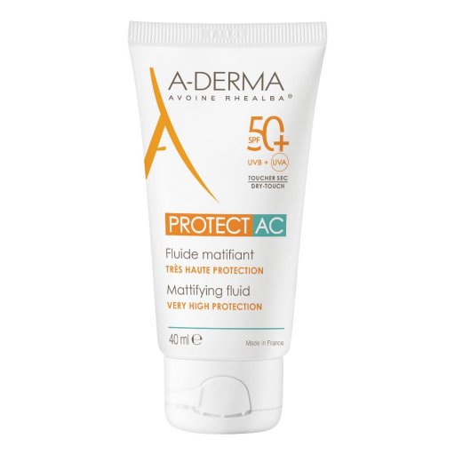 A-Derma Protect AC Fluido Opacizzante SPF50+ 40ml