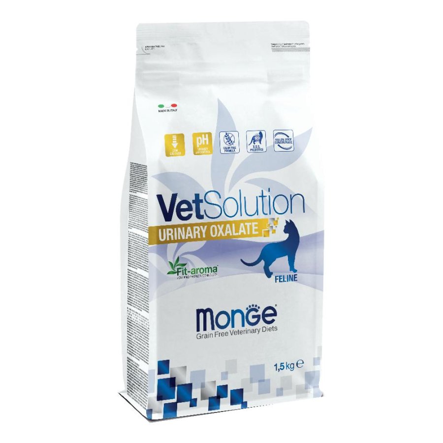 MONGE GATTO VETSOLUTION URINARY OXALATE 1,5KG