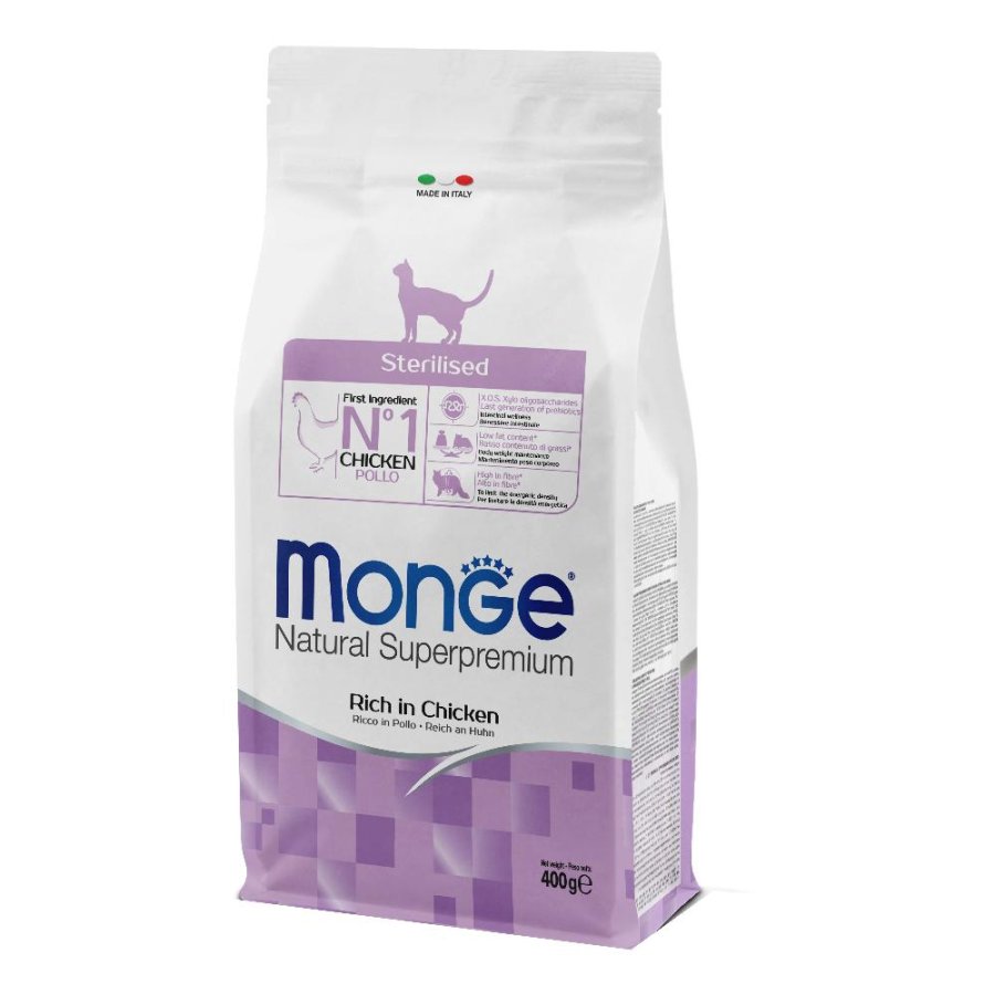 MONGE GATTO STERILISED POLLO 400GR