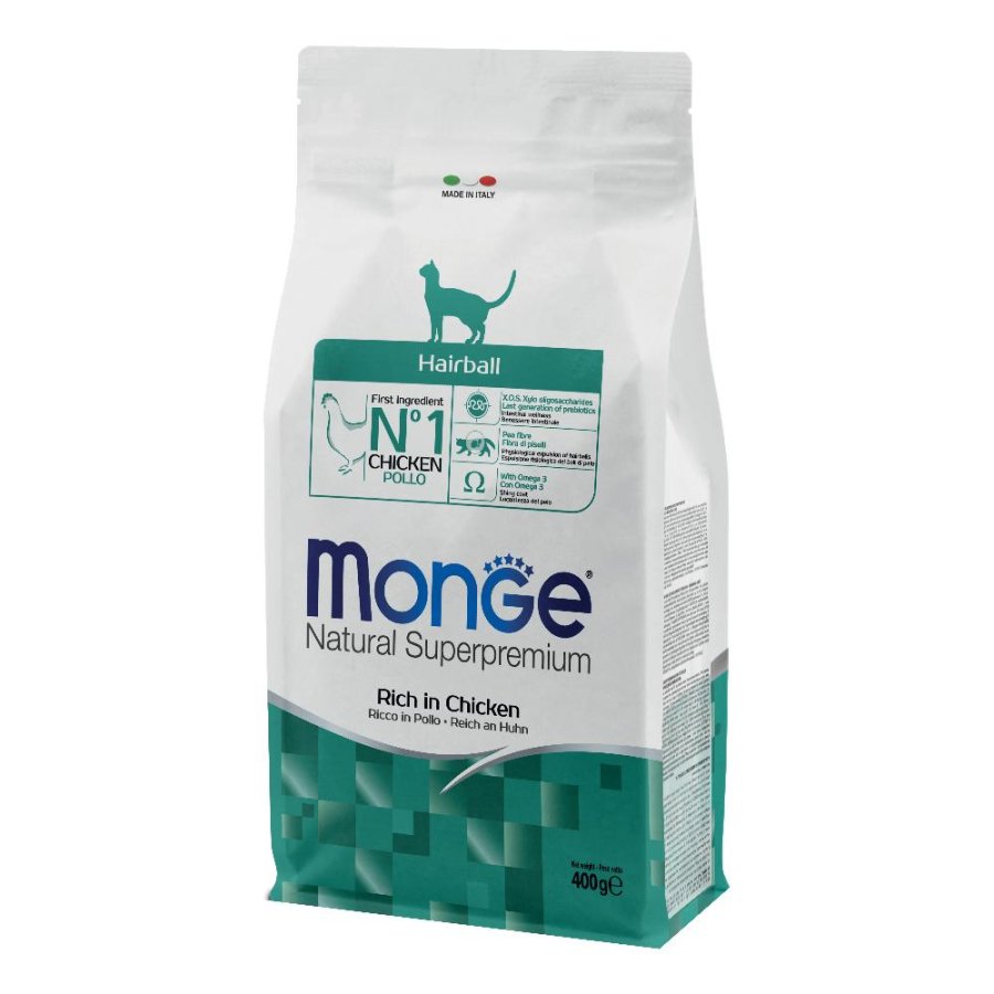 MONGE GATTO HAIRBALL POLLO 400GR