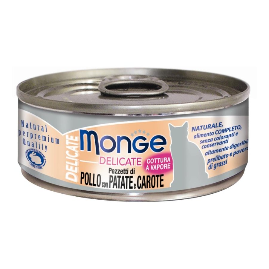 MONGE GATTO DELICATE POL/PAT/CAR80G