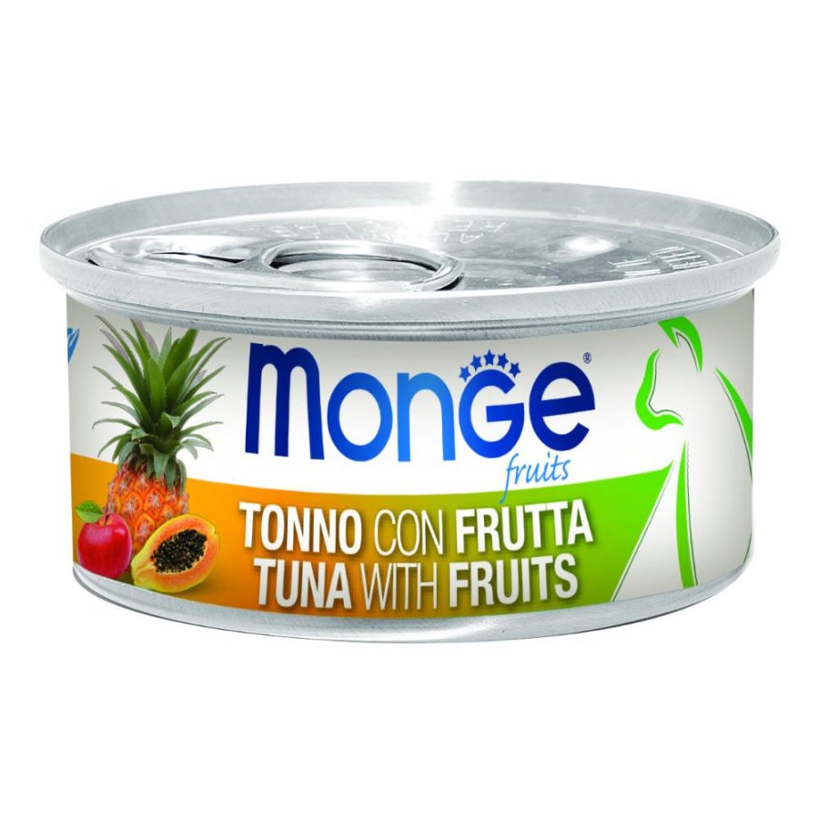 MONGE GATTO FRUIT TONNO FRUTTA 80GR (lattina)