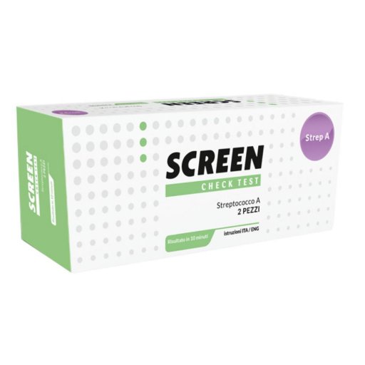 Screen Check Test Rapido Per Streptococco A 2 Tamponi Faringei