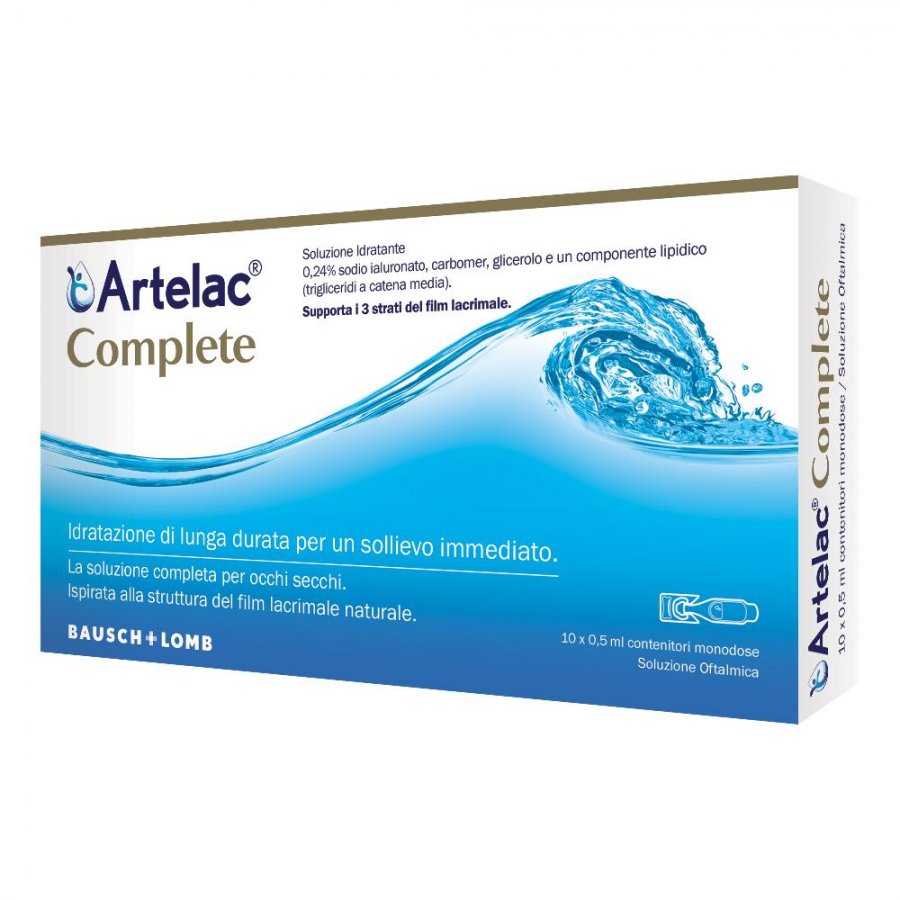 Artelac Complete - Idratazione e protezione occhi 10 unità